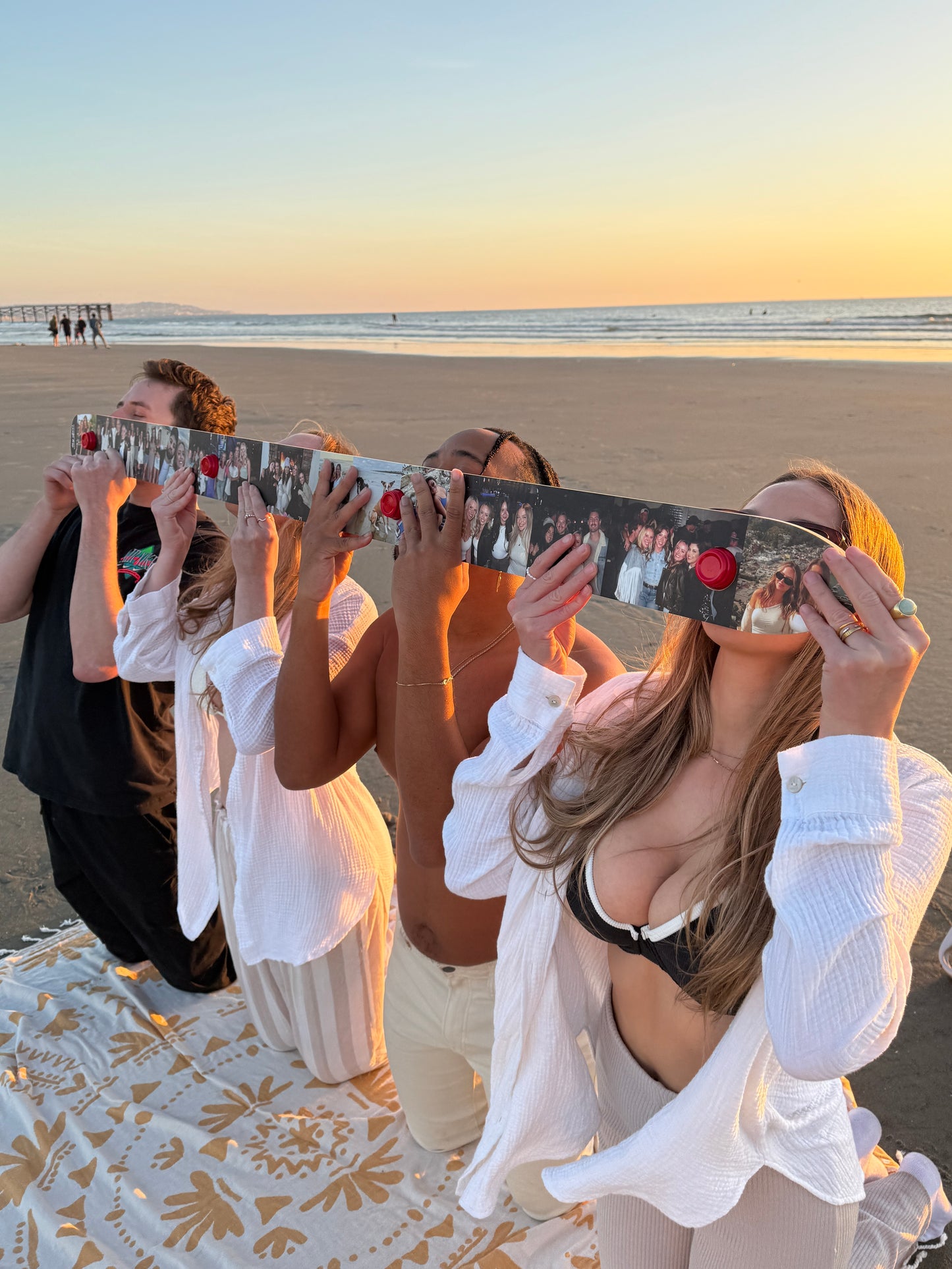 Custom Photo Shot Ski - Personalized With Your Photos + Text