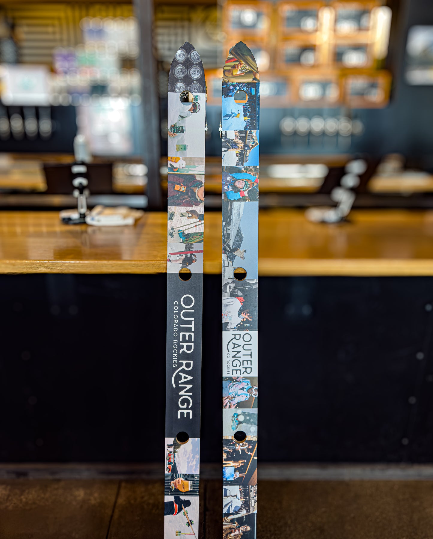 Custom Photo Shot Ski - Personalized With Your Photos + Text